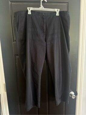Land's End women's plus size Black Dress Pants